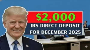 $2000 Direct Deposit for IRS Confirms